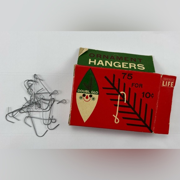 Doubl Glo | Christmas Tree Hangers | Paper Novelty Mfg Company Original Box 1959 - Picture 4 of 6